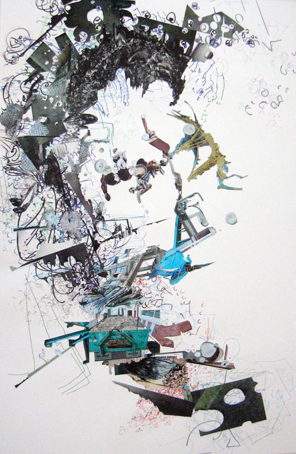 Madeline Stillwell - "Untitled Drawing Collage II" (2011)