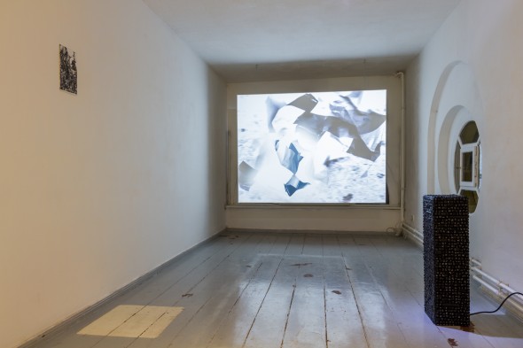 Marcelina Wellmer - 'How to Write' video projection & installation (2012), Courtesy of The Wand
