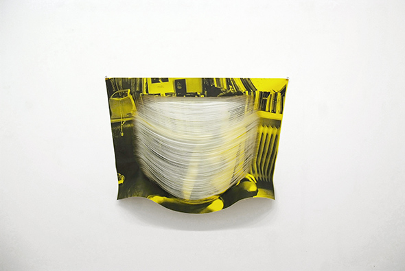 Melissa Steckbauer, "Timi" (2013), cut paper, 84 x 126 cm; courtesy of Liebkrank Galerie