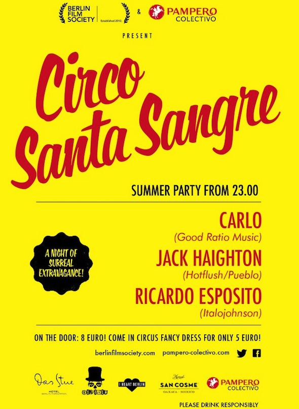 Invite - Santa Sangre and After Party