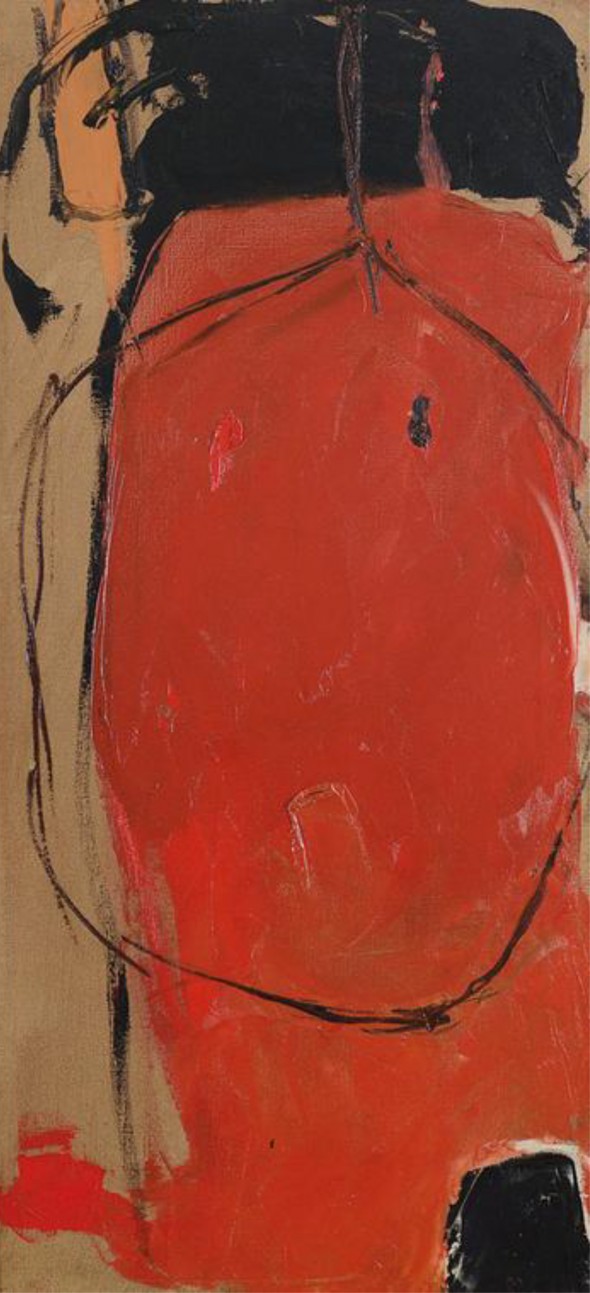 Douglas Swan "Red Net" (1959), photo courtesy of Whitford Fine Art