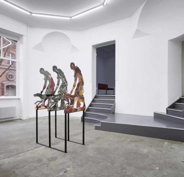 Oliver Laric at Tanya Leighton Gallery (2014), installation view, photo courtesy of the gallery