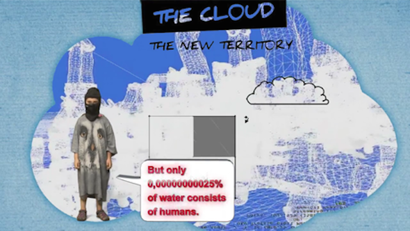 Hito Steyerl - "Liquidity Inc.", (2014), digital image; Courtesy of Hito Steyerl and KOW Berlin
