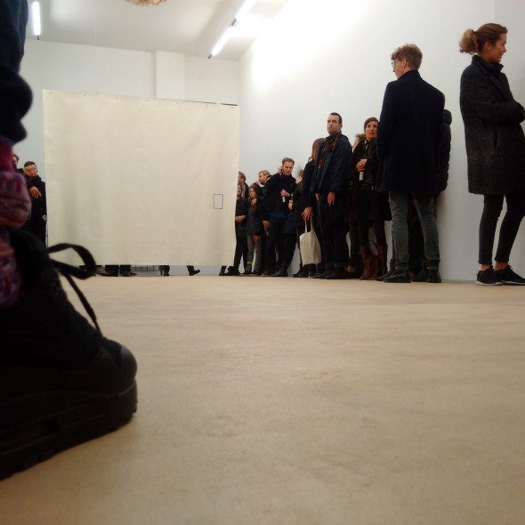 "Don't Expect Anything" (2015), performance at Daniel Marzona Gallery