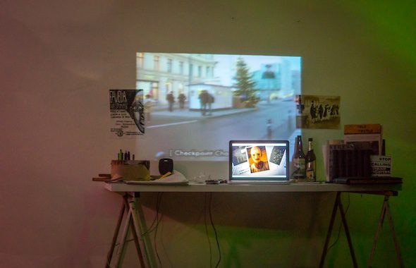 Syntax Error installation view, Green House Berlin, 2016 // Courtesy of Green House