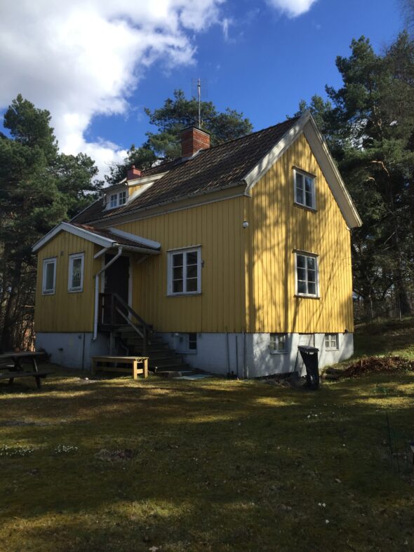 The Yellow House in Järfalla, Stockholm // Courtesy of Inhabitant Zero