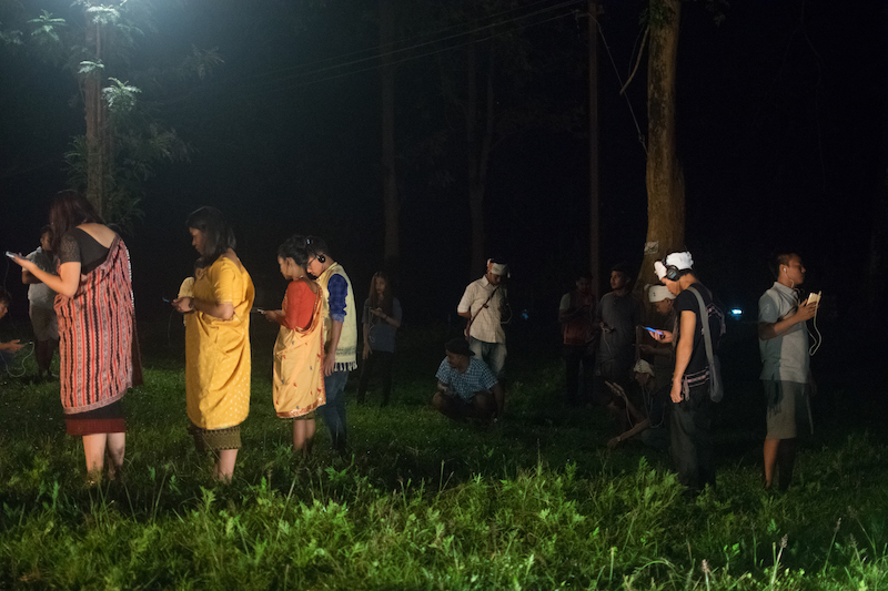 Berlin Art Link, Lundahl and Seitl, 'Unknown Cloud On Its Way To Berlin,' Performance documentation from Diphu, India // Photo by Sarlongkiri Ingti