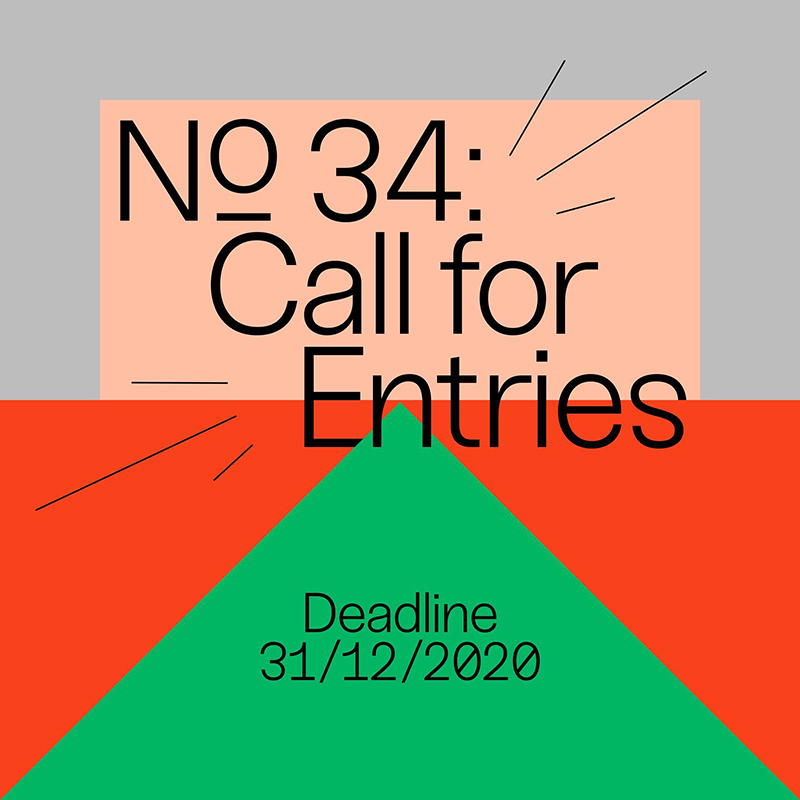 colorful graphic design and open call for entries poster