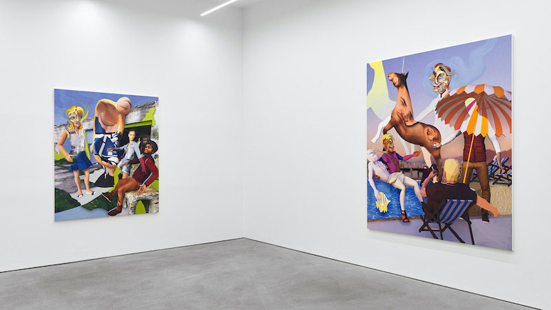 Installation view of Pieter Schoolwerth's 'Rigged'