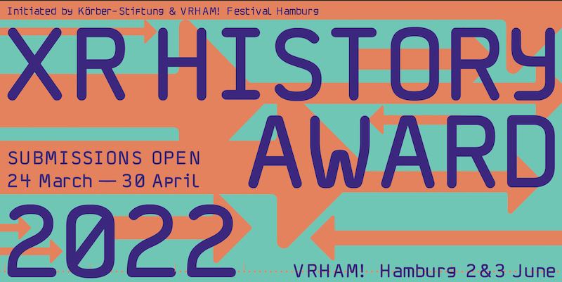 open call graphic for XR History Award 2022