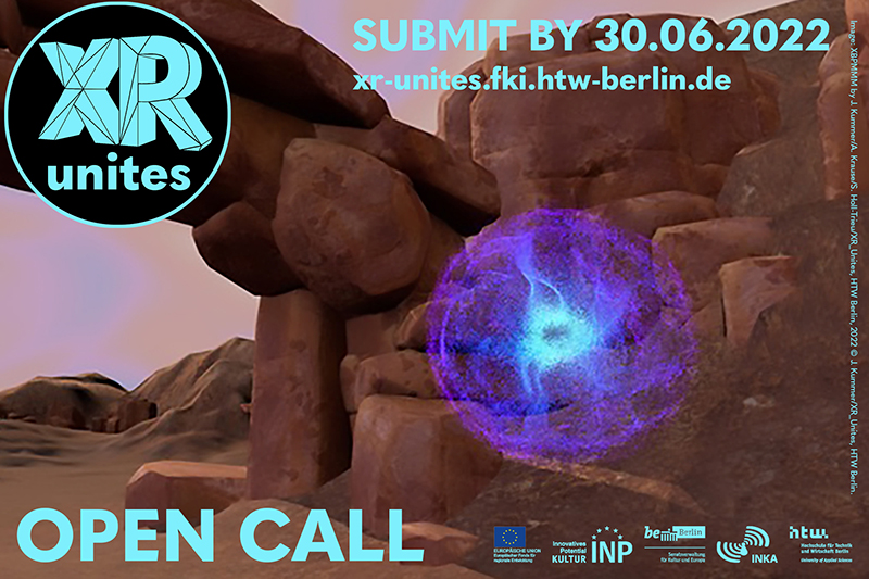 graphic for an open call in xr technologies