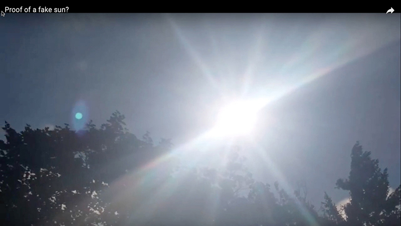a video still of the sun shining
