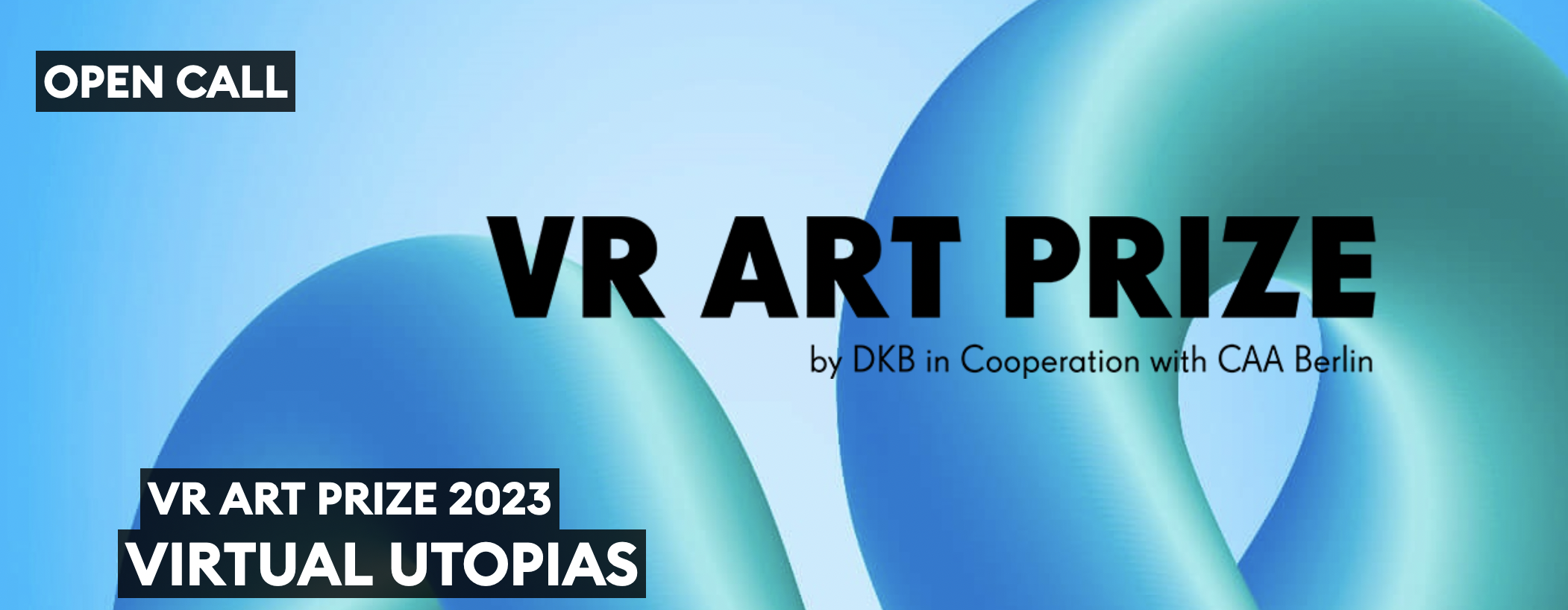 a graphic for the virtual reality art prize